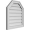 Ekena Millwork Octagonal Top Surface Mount PVC Gable Vent w/ 2"W x 1-1/2"P Brickmould Frame, 20"W x 22"H GVPOT20X2202SN - alternate 2